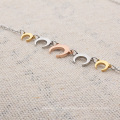 New Designs Long Chain Crescent Moon Charms Necklace For Women